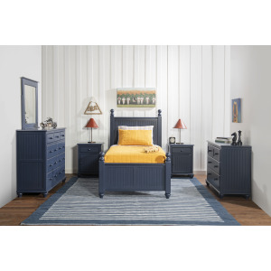 Tykes Bedroom - Denim Cottage Twin Bed