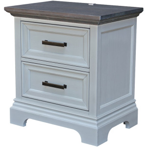 Summit Nightstand in Mist & Heather Gray
