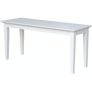 Dining Essentials - Shaker Bench in Pure White