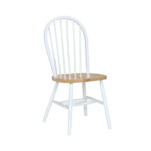 Dining Essentials - Windsor Chair in White & Natural