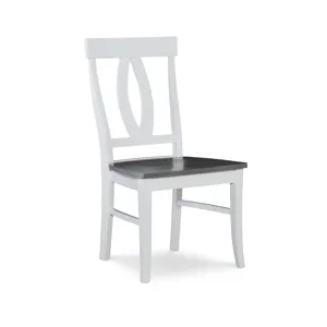 Cosmopolitan Collection - Verona Chair in Heather Gray & White