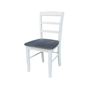 Dining Essentials - Madrid Chair in Heather Gray and White