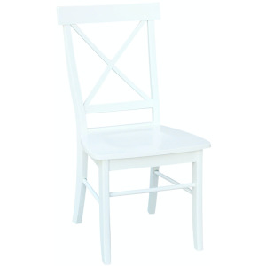 Hampton Collection - X-Back Chair in Pure White