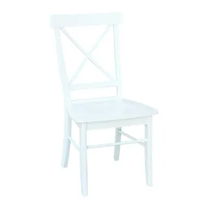 Hampton Collection - X-Back Chair in Pure White
