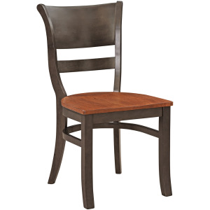 Westwood - Brandy Chair in Coal and Bourbon Oak