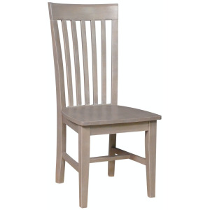 Cosmopolitan Collection - Tall Mission Chair in Taupe Gray