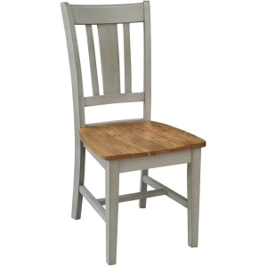Dining Essentials - San Remo Chair in Hickory & Stone
