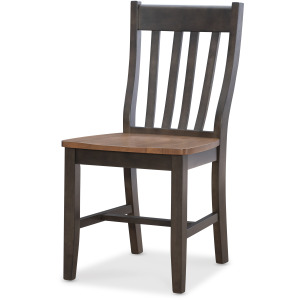 Dining Essentials - Cafe Chair in Hickory and Coal