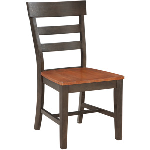 Westwood - Rylie Chair in Coal and Bourbon Oak