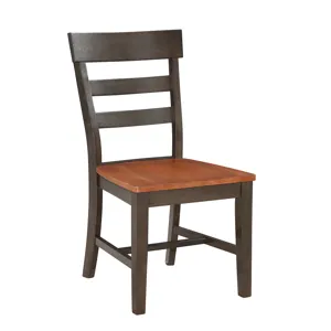 Westwood - Rylie Chair in Coal and Bourbon Oak