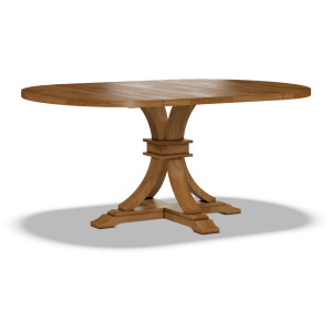 Oval Table Top w/ Terra Flared Pedestal Base