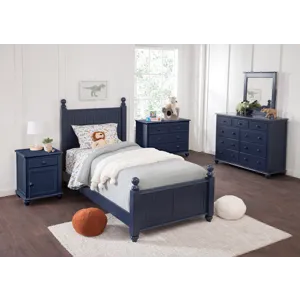 Tykes Bedroom - Denim Cottage Twin Bed