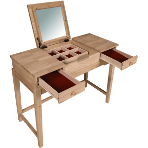 Vanity w/ flip up mirror