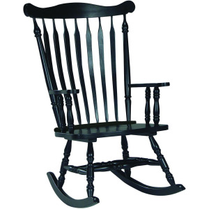 Colonial Rocker - Antique Black