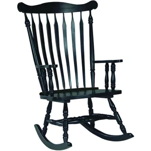 Colonial Rocker - Antique Black