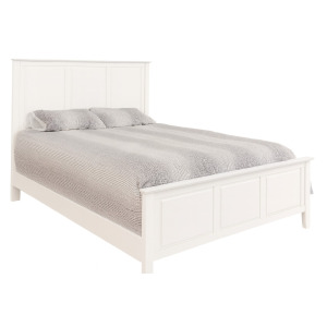 Queen Lancaster Bed in Pure White