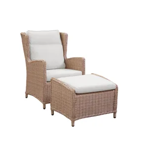PARKS: Outdoor Living- Biscayne Lounge Chair w/Footstool