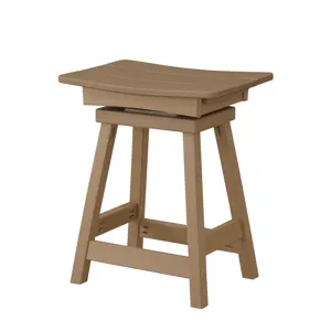 PARKS: Outdoor Living Cape May Saddle Swivel Stool