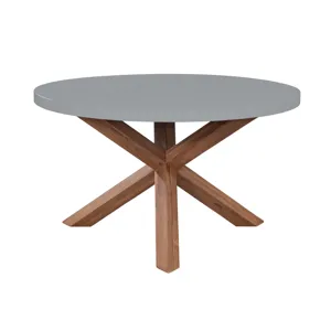 PARKS: Outdoor Living - Shenandoah Round Dining Table in Gray