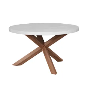 PARKS: Outdoor Living - Shenandoah Round Dining Table in White