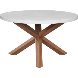PARKS: Outdoor Living - Shenandoah Round Dining Table in White