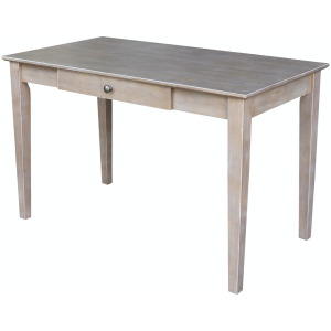 Home Accents - Single Desk in Taupe Gray