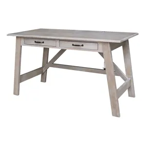 Home Accents - Serendipity Desk in Taupe Gray