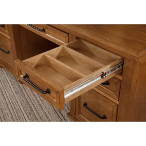Home Accents - Vista Executive Desk in Hickory