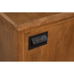 Home Accents - Vista Executive Desk in Hickory