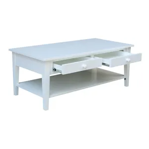 Destinations Collection - Spencer Coffee Table in Pure White