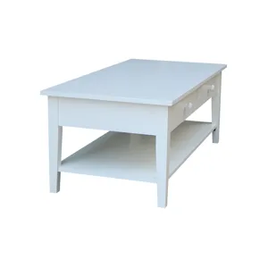 Destinations Collection - Spencer Coffee Table in Pure White