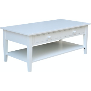 Destinations Collection - Spencer Coffee Table in Pure White