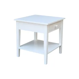 Destinations Collection - Spencer End Table in Pure White