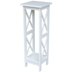 Home Accents - 36''H  X Side Plant Stand in White