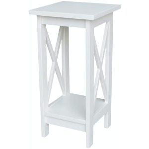 Home Accents - 24''H X Side Plant Stand in White