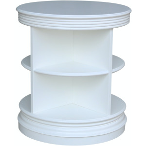 Destinations Collection - Library End Table in Pure White