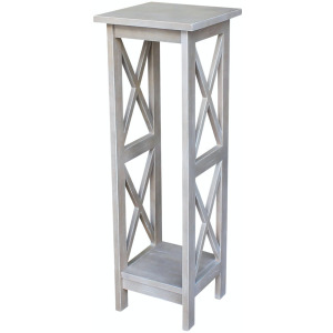 Home Accents - 36''H  X Side Plant Stand in Taupe Gray