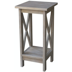 Home Accents - 24''H  X Side Plant Stand in Taupe Gray
