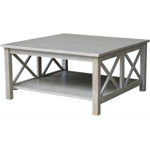 Home Accents - Square Coffee Table in Taupe Gray