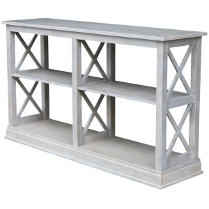 Home Accents - Long Sofa Table in Taupe Gray