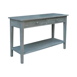 Destinations Collection - Spencer Sofa Table in Heather Gray