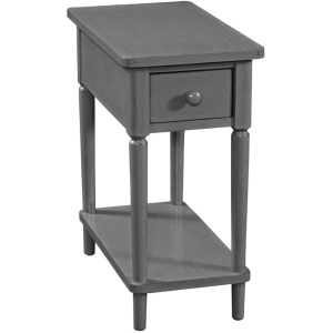 Destinations Collection - Narrow Side Table in Heather Gray