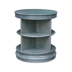 Destinations Collection - Library End Table in Heather Gray