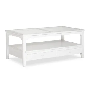 Home Accents - Amelia Glass Top Coffee Table