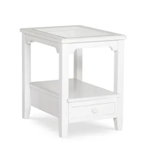 Home Accents - Amelia Glass Top End Table