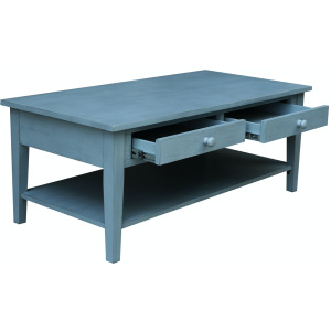 Destinations Collection - Spencer Coffee Table in Ocean Blue