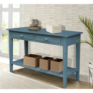 Destinations Collection - Spencer Sofa Table in Ocean Blue