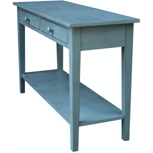 Destinations Collection - Spencer Sofa Table in Ocean Blue