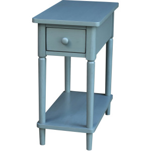 Destinations Collection - Narrow Side Table in Ocean Blue