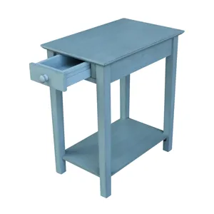 Destinations Collection - Narrow End Table in Ocean Blue